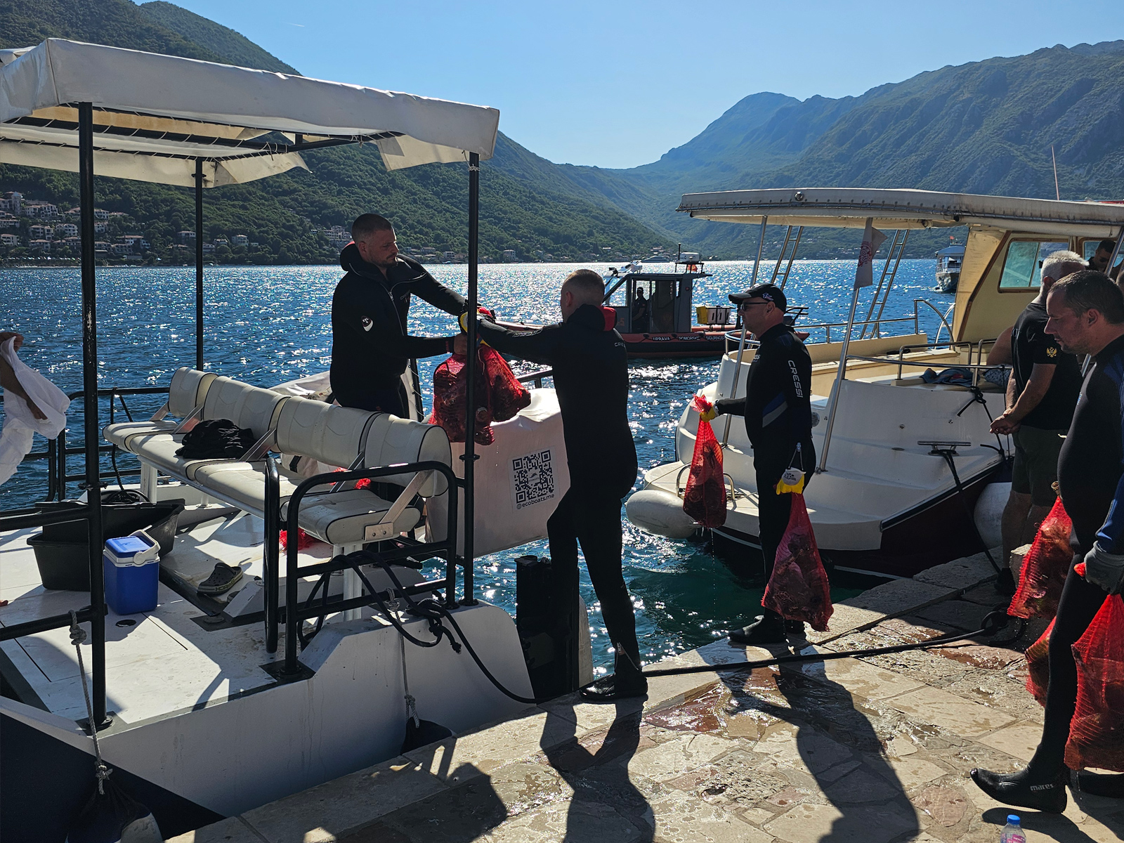 Od blagoslova do zajedničke akcije: EcoBoats u misiji očuvanja Boke